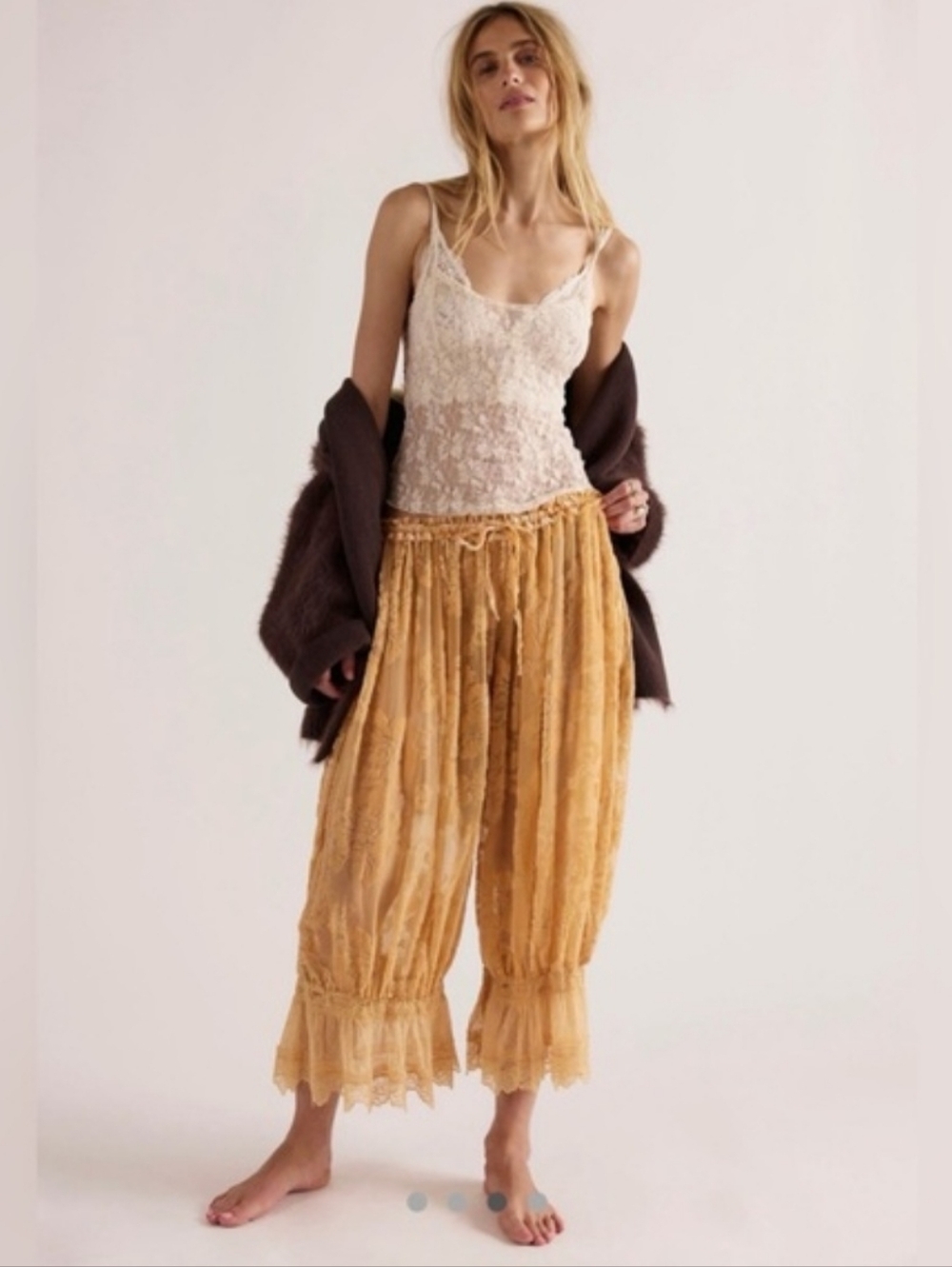 FREE PEOPLE INTIMATELY FOREVER YOUNG BOURNOUT PANTS BLOOMERS